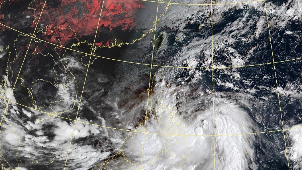  奈格颱風最靠近台灣的時間點是下週二到下週三。（中央氣象局提供） 奈格將轉中颱最新路徑曝　「威脅不小」雨彈連炸6天