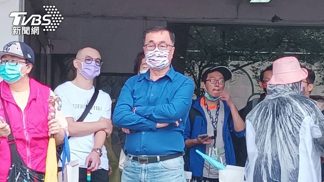 高雄市前副市長李四川默默出現在國民黨台北市長候選人蔣萬安造勢場合。（圖／讀者提供）