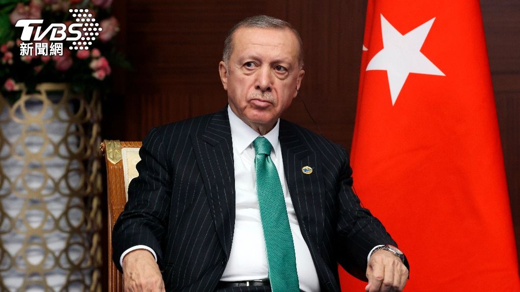 土耳其總統艾爾段。（圖／達志影像美聯社）