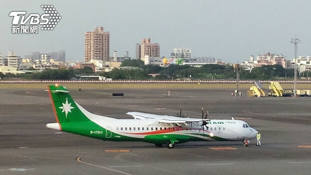 圖為立榮航空ATR72-600班機（同型機）。（圖／中央社）