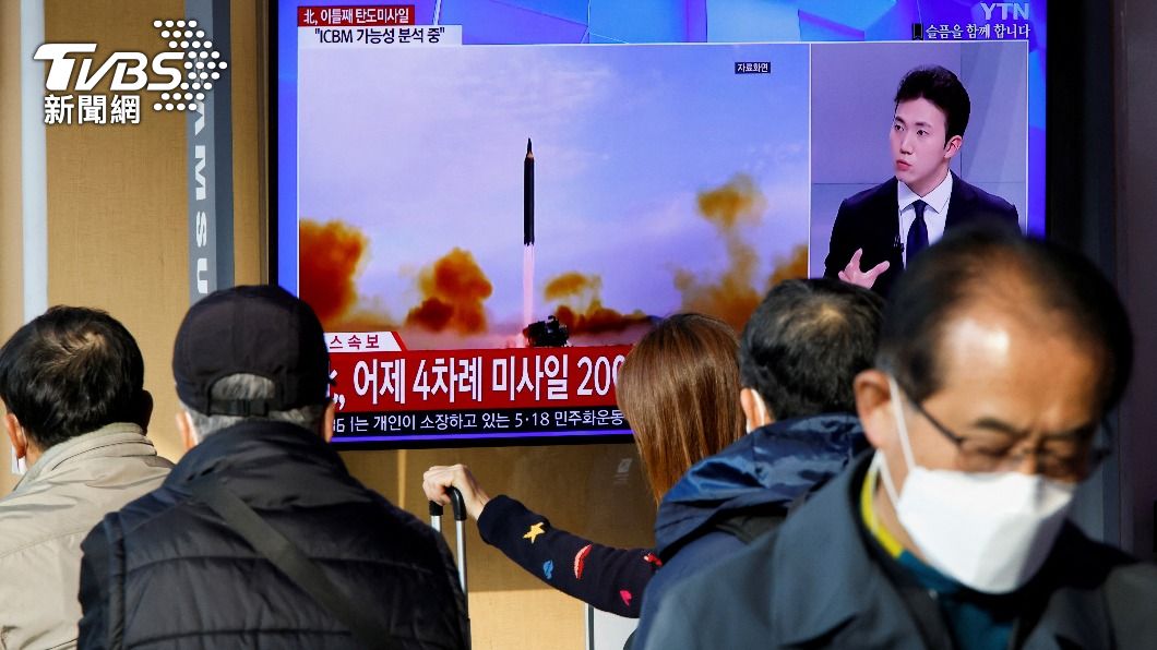 北韓近日又發射多枚導彈挑釁。（圖／達志影像路透社）
