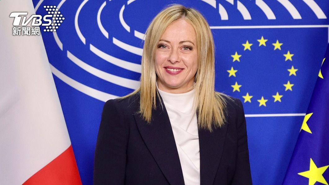 義大利新任總理梅洛尼（Giorgia Meloni）。（圖／達志影像美聯社）