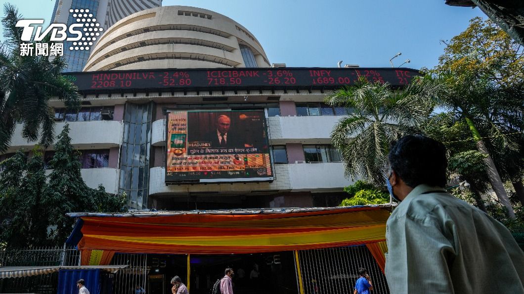 今年的印度股市表現亮眼。（圖／達志影像美聯社）