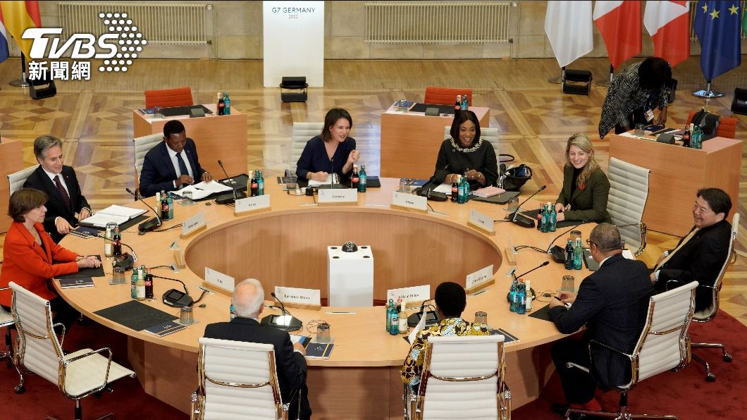G7在德國進行會談。（圖／達志影像美聯社）