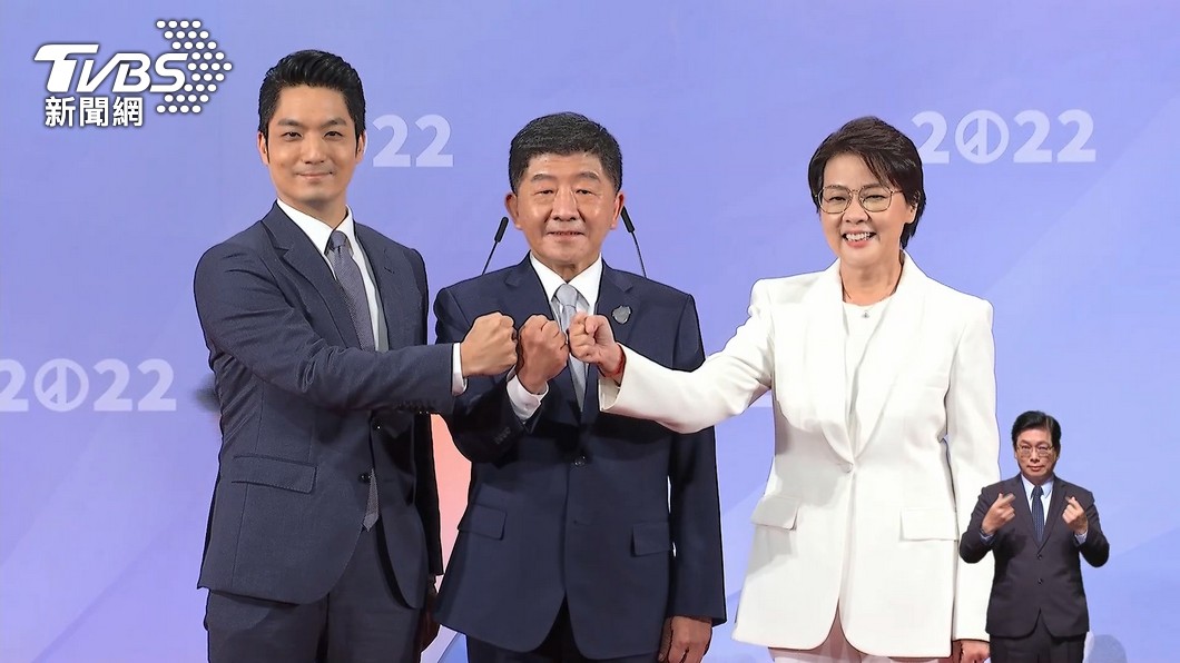 台北市長辯論3人風格迥異。（圖／TVBS資料畫面）