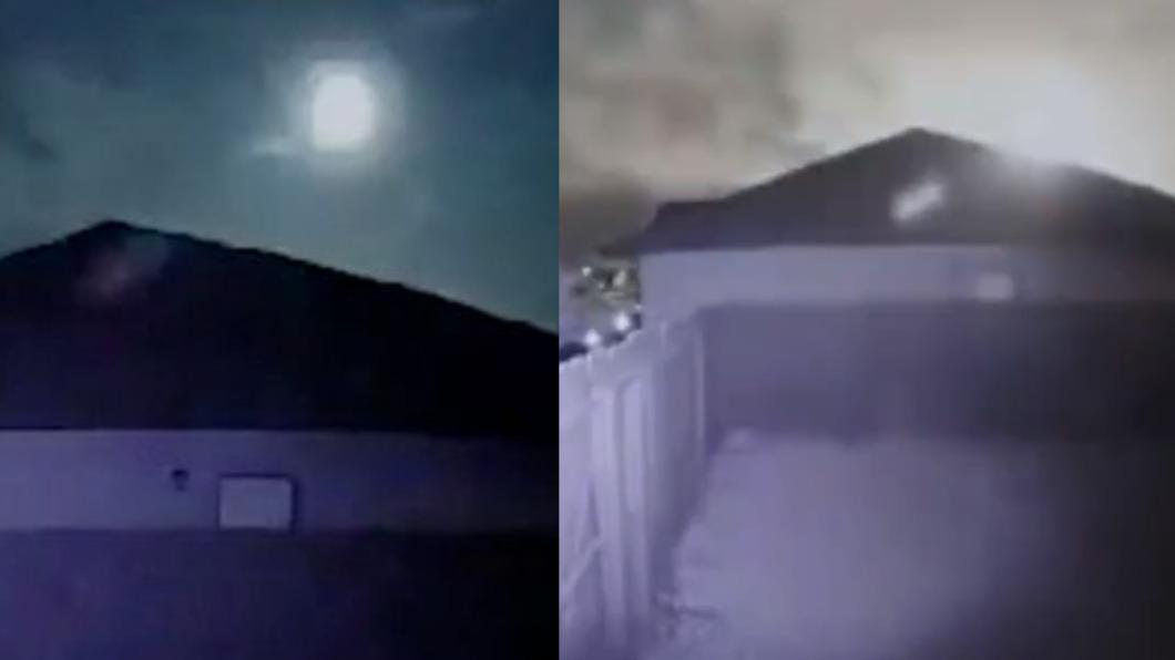 部分加州民眾於4日晚間拍攝到天空出現火球。（圖／翻攝自推特@Joshuajered）