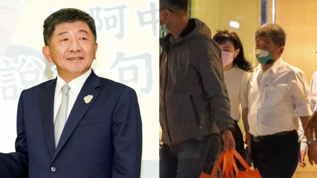 台北市長參選人陳時中近期陷「鹹豬手」爭議。（圖／翻攝自陳時中、徐巧芯臉書）