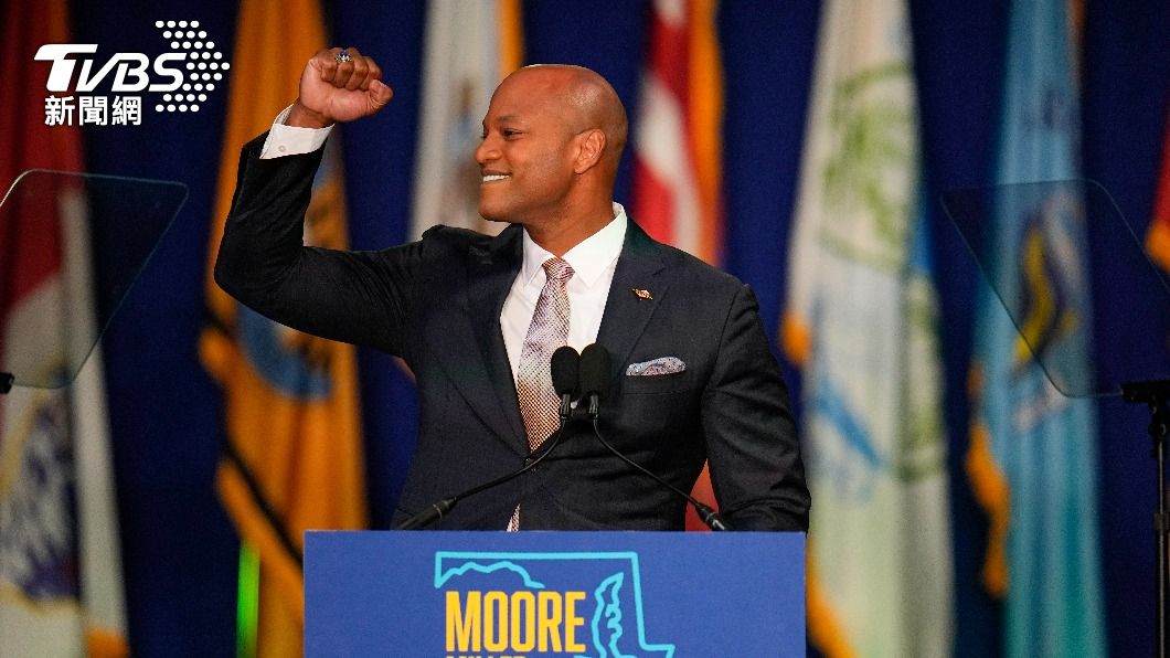 Wes Moore成為美國馬里蘭州首位非裔州長。（圖／達志影像美聯社）