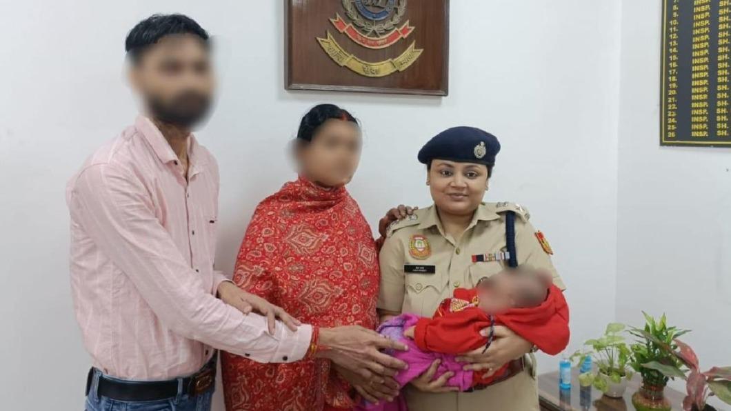 印度第二大城德里（Delhi）東南部，一名女子綁架男嬰，試圖用「活人獻祭」方式，讓已逝的父親起死回生。（圖／翻攝自《印度報》）