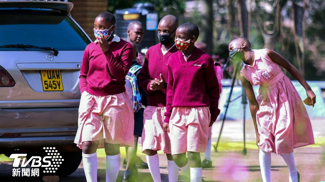 東非國家烏干達當地的女學生。（示意圖/達志影像美聯社）
