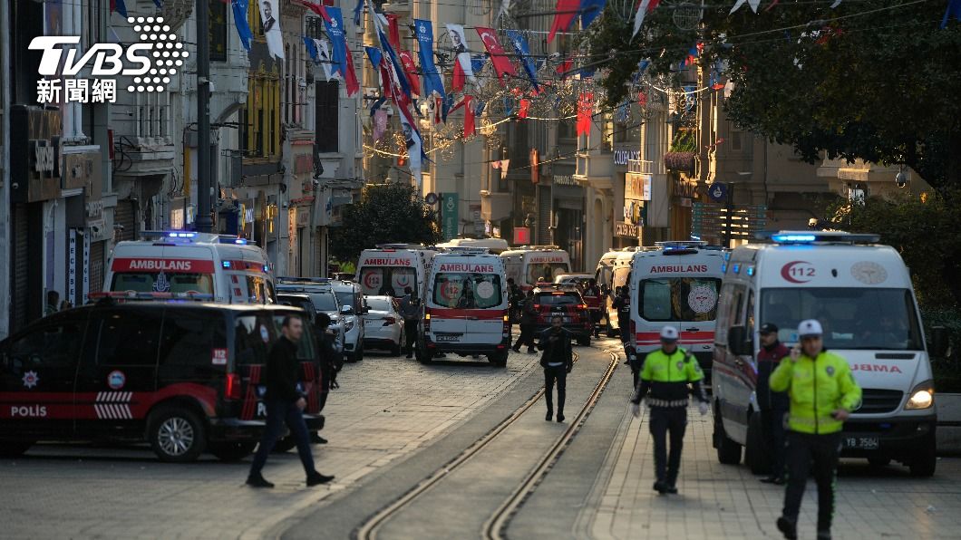 土耳其觀光景點「獨立大街」發生爆炸事件。（圖／達志影像美聯社）