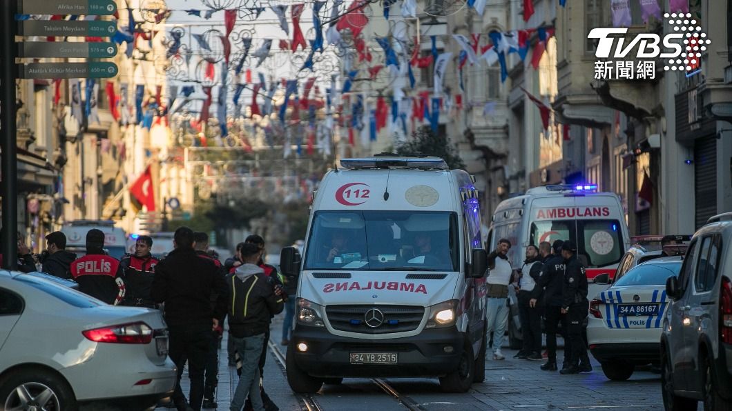 土耳其伊斯坦堡13日發生爆炸事件，副總統歐克台研判是恐攻。（圖／達志影像美聯社）