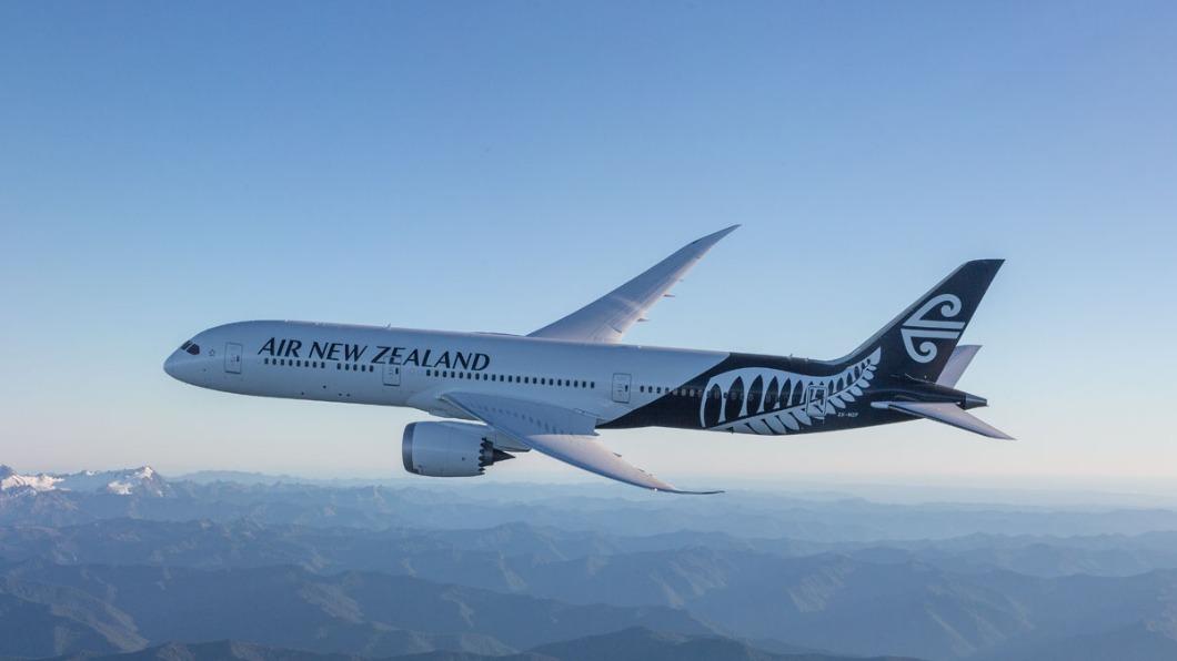 紐西蘭航空2022年12月份開由現行每周二班增加為每周三班往返架次。（圖／紐西蘭航空提供）