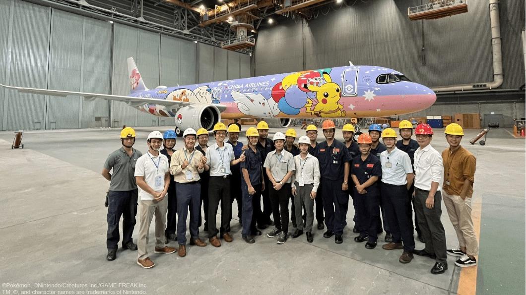The Pokémon Company 和許多航空公司合作「飛翔皮卡丘」彩繪機。（圖／華航提供）