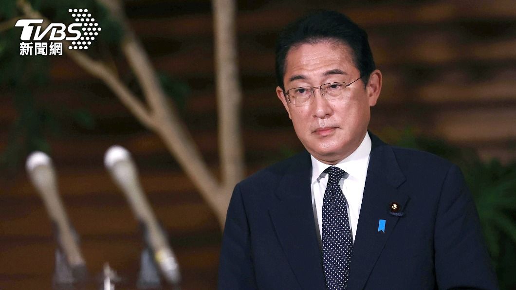 日本首相岸田文雄民調持續走低。（圖／達志影像美聯社）