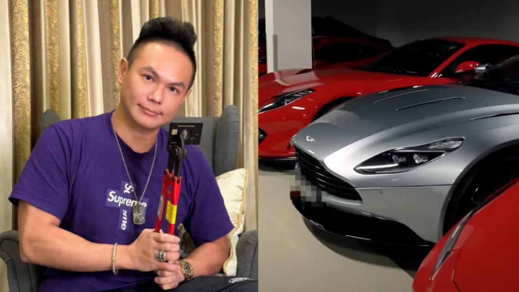 Youtuber超哥遠赴新加坡開箱富豪友人的車庫。（圖／翻攝自超哥IG、超派人生YouTube）