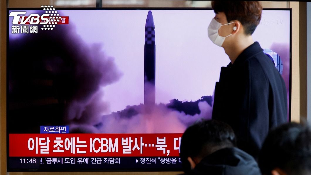 北韓再度朝東海試射彈道飛彈。（圖／達志影像路透社）
