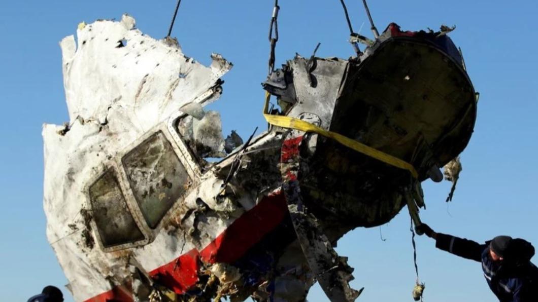 2014年馬航MH17班機在烏克蘭上空遭飛彈擊落。（圖／翻攝自推特）