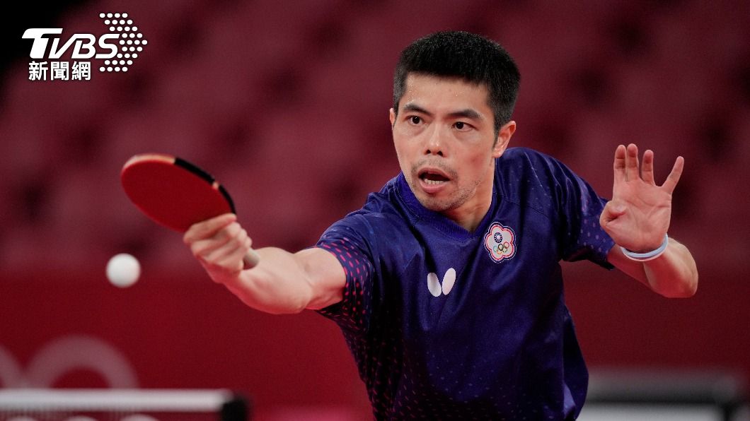 莊智淵今天在亞洲盃桌球賽男單勝利，闖進4強。（圖／達志影像美聯社）