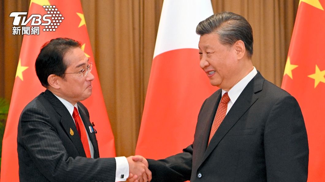 日本與中國睽違約3年再度舉行領袖會談。（圖／達志影像美聯社）