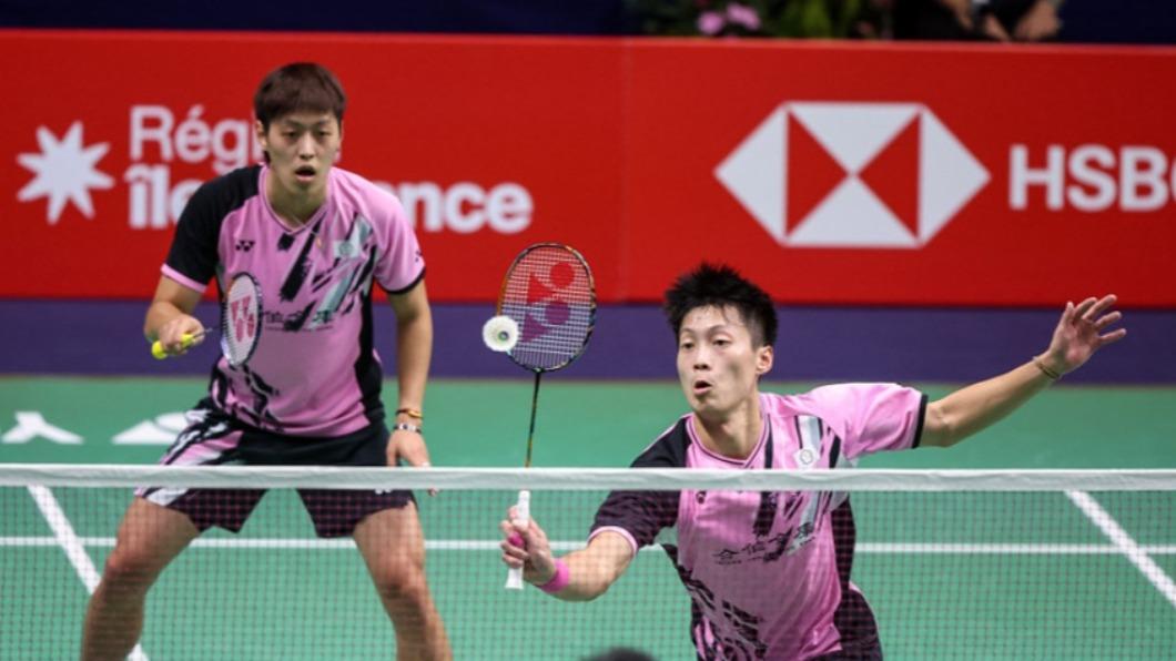 台灣羽球男雙組合李哲輝（左）、楊博軒（右）。(圖／翻攝自BWF fansite)