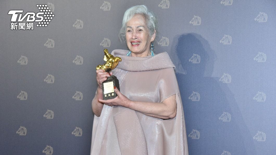 74歲林詹珍妹獲得金馬獎女配角。（圖／梁恩誌攝）