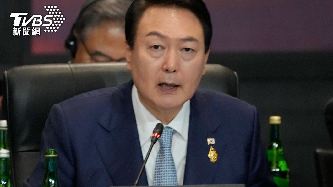 韓國總統辦公室宣布暫停上班途中的聯合採訪。（圖／達志影像美聯社）