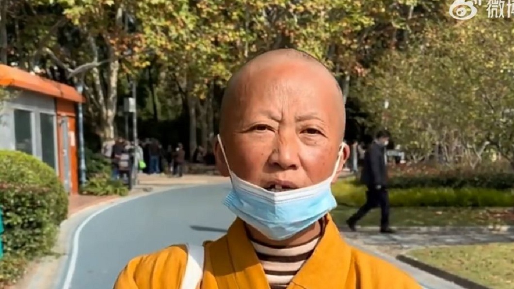 上海一名女子在3年前剃度出家。（圖／翻攝自微博）