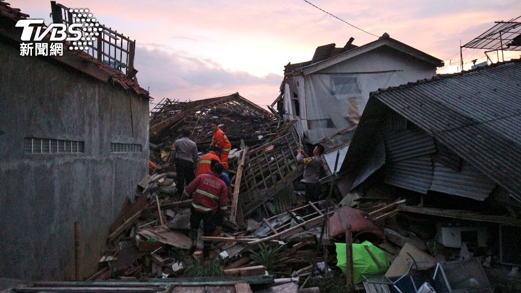 印尼西爪哇省發生規模5.6強烈地震。（圖／達志影像美聯社）