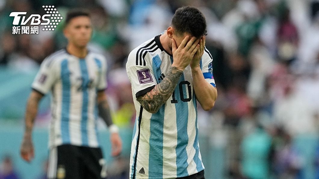 35歲傳奇足球員梅西，昨日靠PK球為阿根廷先搶下1分，最終卻遭逆轉吞敗。（圖／達志影像美聯社）