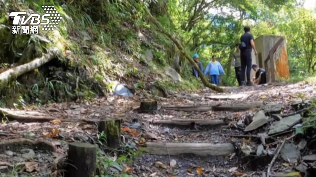 新竹縣尖石鄉昨（27）日發生登山客墜谷意外。（圖／TVBS）