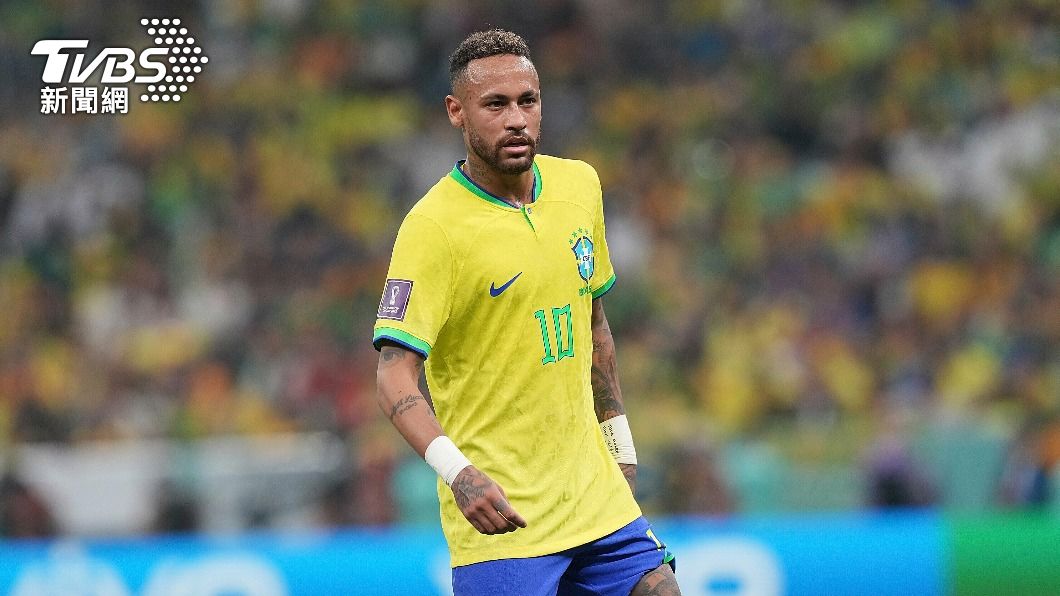 巴西球星Neymar連續參加3屆世界盃，卻在首戰就傷到腳踝。（圖／達志影像美聯社）