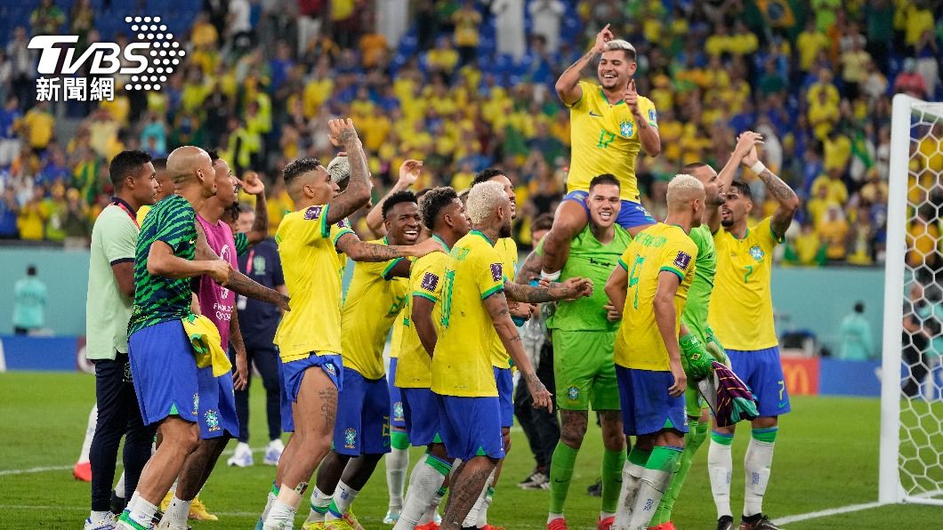 巴西26人全都登場過，是世足史上第一次。（圖／達志影像美聯社）