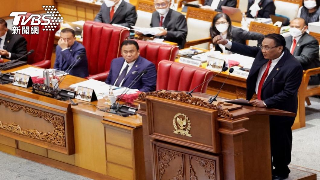 印尼國會今天通過極具爭議的「刑法修正草案」。（圖／路透社）