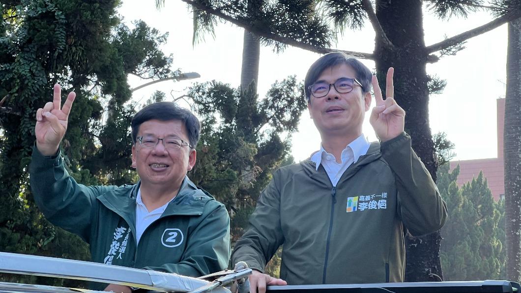 民進黨嘉義市長候選人李俊俋以2.7萬票之差吞下慘敗，民進黨代理主席陳其邁也表示將繼續檢討反省。（圖／TVBS資料照）