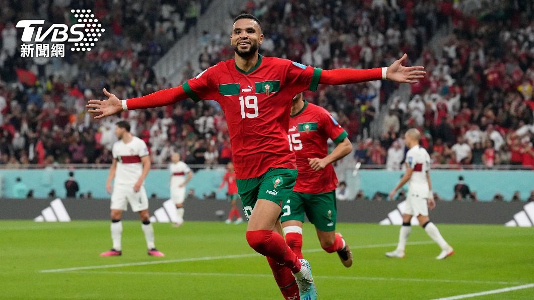 摩洛哥成世界盃歷史上第一支成功挺進四強的非洲球隊。（圖／達志影像美聯社）