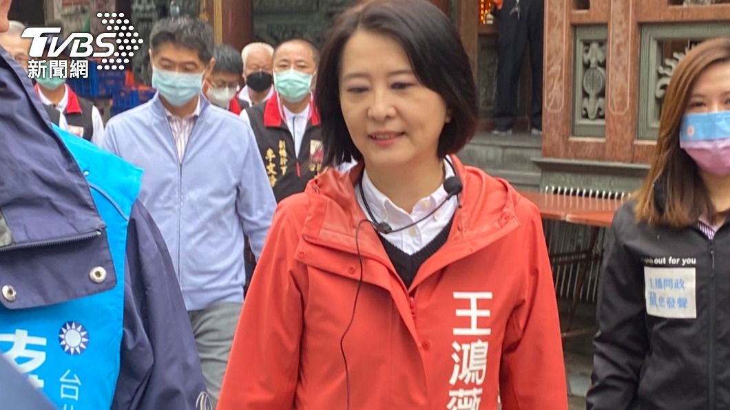 國民黨台北市第三選區立委參選人王鴻薇。（圖／TVBS）