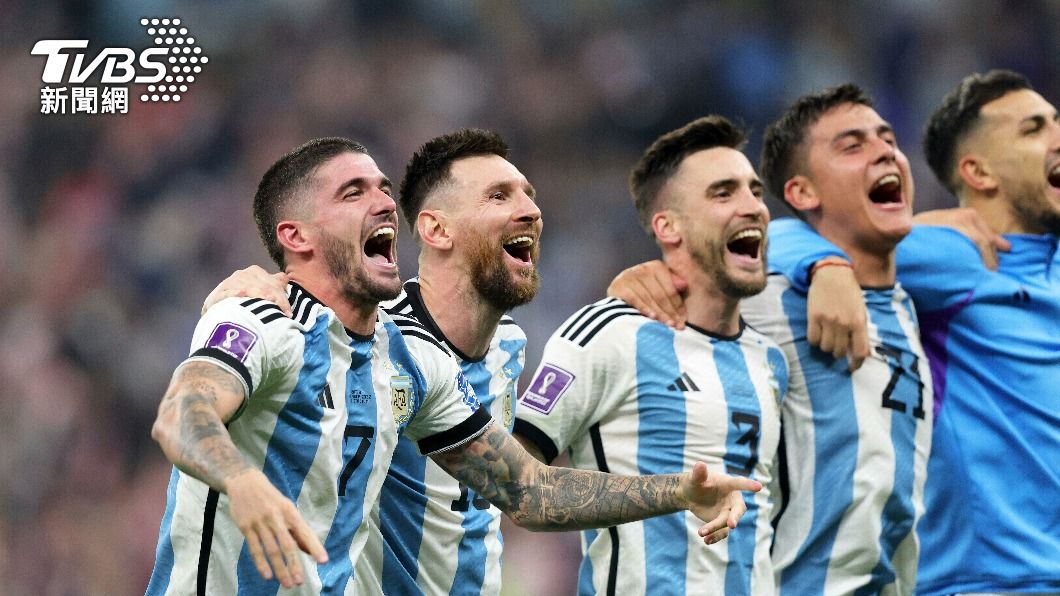 阿根廷挺進世界盃決賽。（圖／達志影像美聯社）
