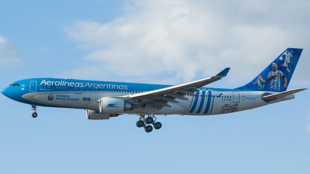 阿根廷航空為世足加開2航班飛卡達。（圖／翻攝自阿根廷航空FB）