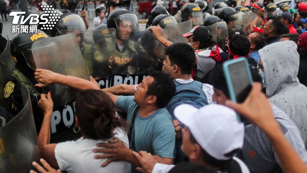 秘魯示威升級成致命衝突。（圖／達志影像路透社）
