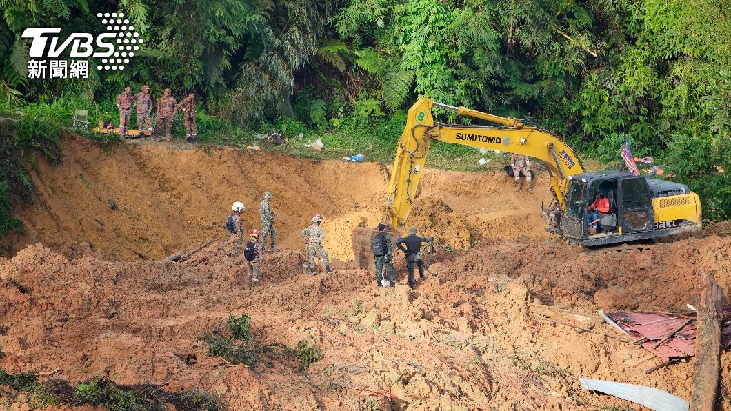 馬來西亞山崩多人罹難。（圖／達志影像美聯社）