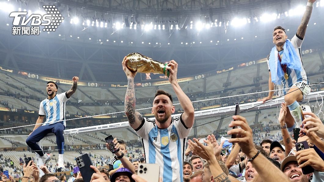 阿根廷奪下本屆世足冠軍。（圖／達志影像歐新社）