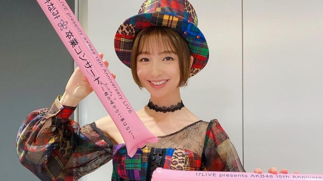 篠田麻里子在AKB48中有著高人氣，多次總選舉都擠進前7名。（圖／翻攝自篠田麻里子IG）