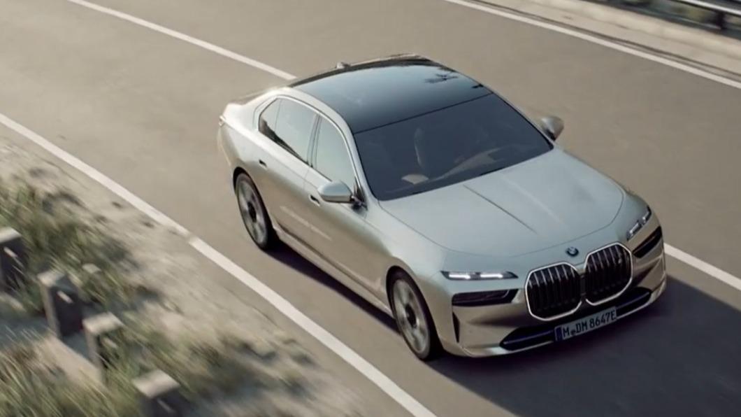 全新世代BMW i7純電豪華旗艦的外觀設計。（圖／翻攝自BMW官網）