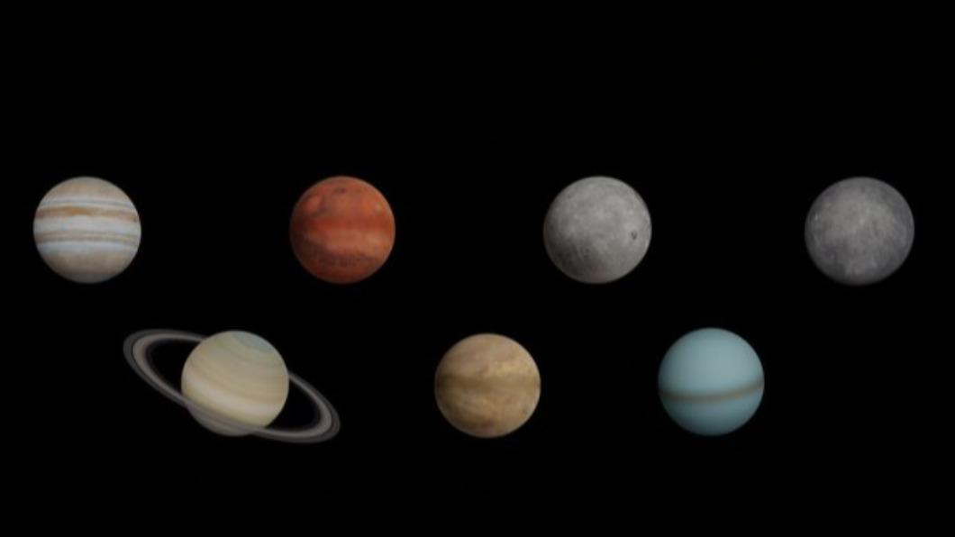 太陽系所有行星年底前將以「可觀測」狀態齊聚地球夜空。（圖／翻攝自 推特@AshSuttonSA）