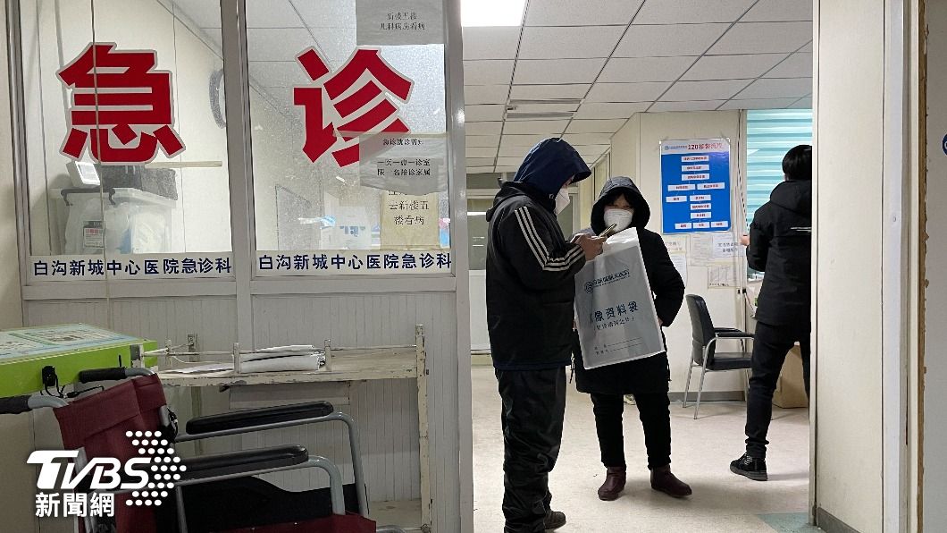 疫情大爆發，使得中國各省的醫療資源十分吃緊。（圖／達志影像美聯社）