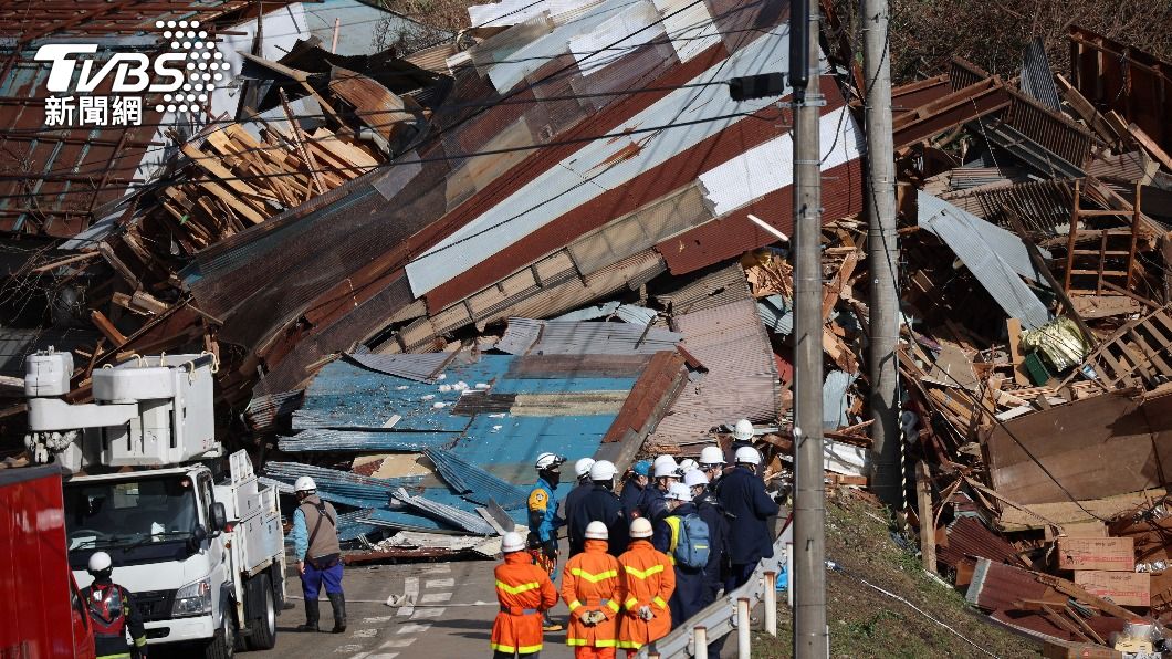 日本鶴岡市民宅後山凌晨發生崩塌。（圖／達志影像美聯社）