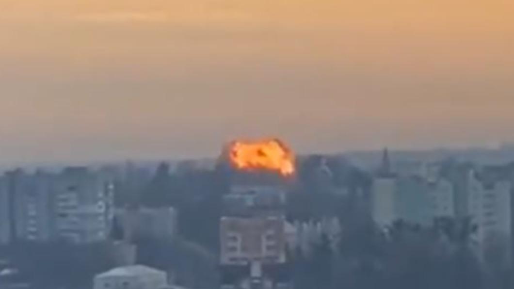 烏克蘭：最新一波無人機全擊落。（圖／翻攝自 Twitter @Tapik）
