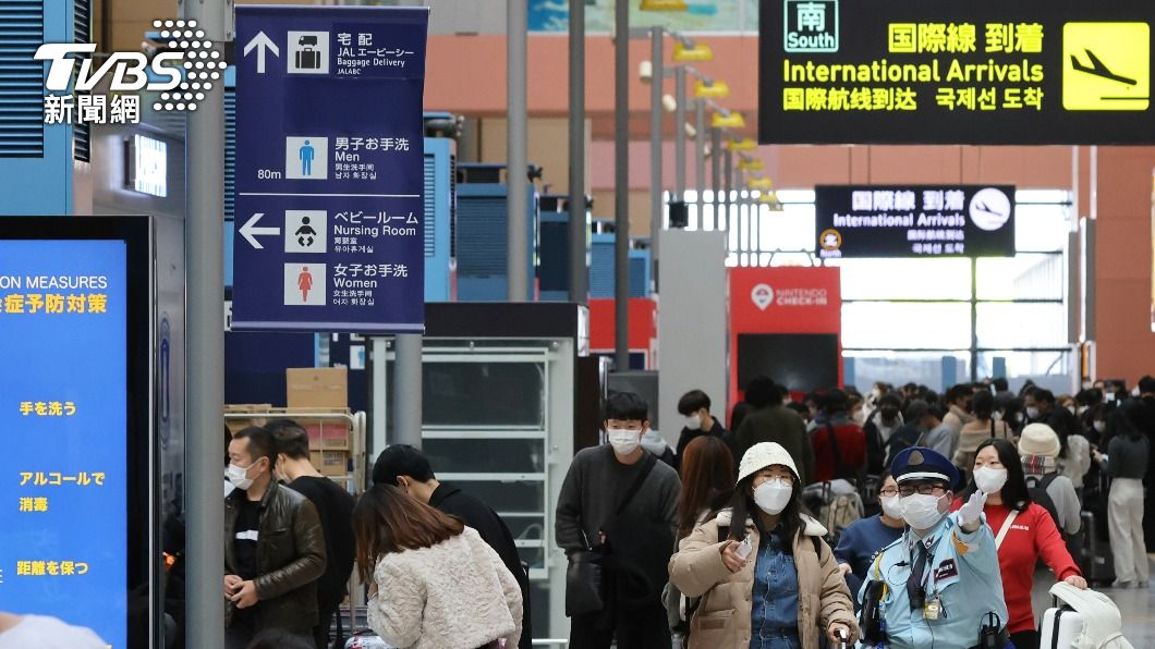 中國入境日本的旅客必須檢附COVID-19陰性證明。（圖／達志影像美聯社）