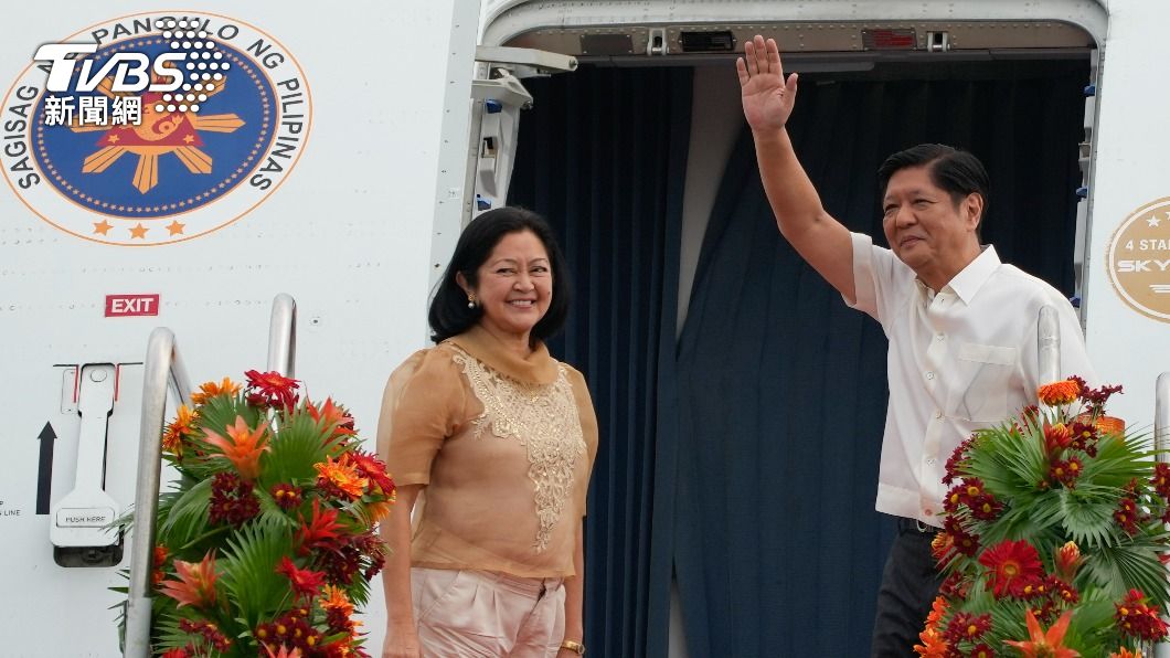 菲律賓總統小馬可仕訪問中國大陸。（圖／達志影像美聯社）